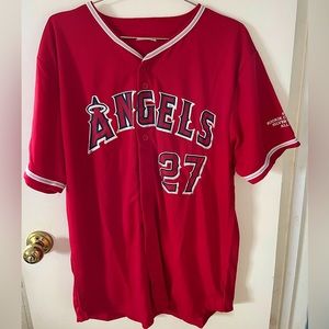 MVP Rookie of the year Mike Trout Angels jersey